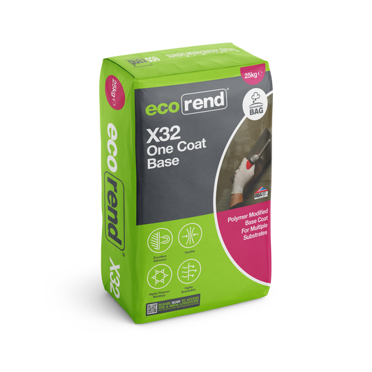 Ecorend X32 - One-Coat Base High Polymer - 25kg