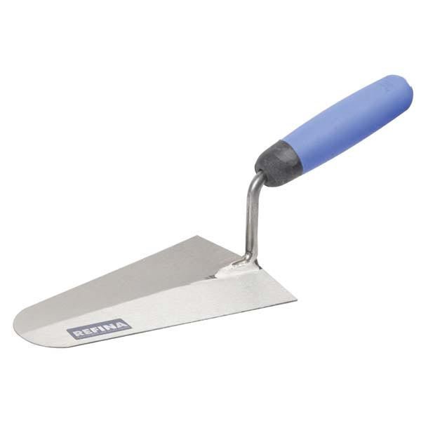 Heavy Duty Stainless Steel Tapered Shape Bucket Trowel - Square End, Rounded Edges - RSO - Render & Drylining Supplies