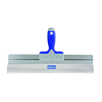 Refina Serrated Spatula - Square Notched - 18" (228000) - RSO - Render & Drylining Supplies