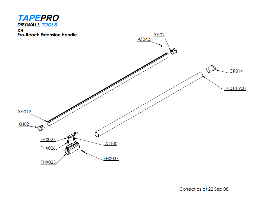 Tapepro - Pro-Reach Handle - RSO - Render & Drylining Supplies