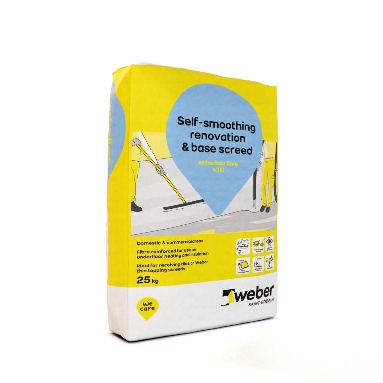 Weber 4310 Fibre Flow - 25kg - Amaroc - Render & Drylining Supplies