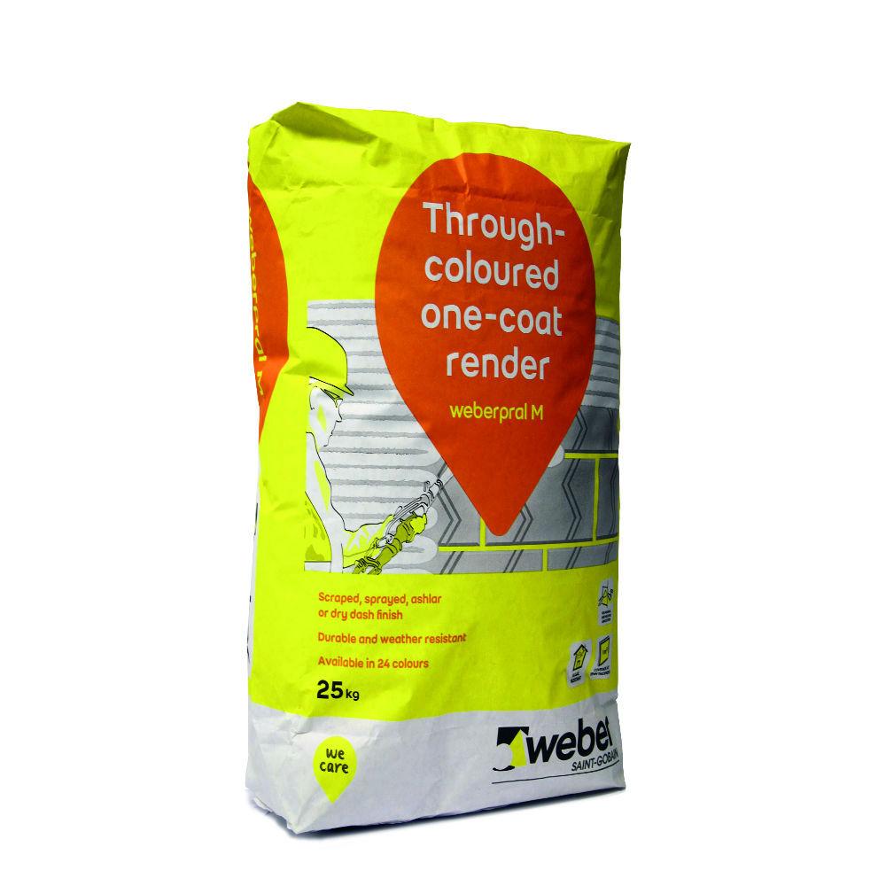 Weber Pral M Monocouche - 25kg - Amaroc - Render & Drylining Supplies